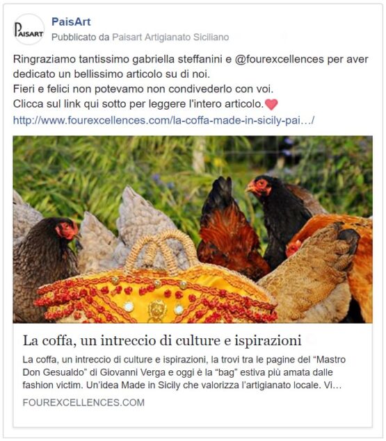 La coffa, un intreccio di culture e ispirazioni